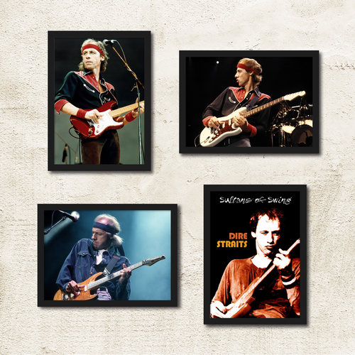 Dire Straits 恐怖海峡海报装饰画 Mark Knopfler摇滚吉他手挂画