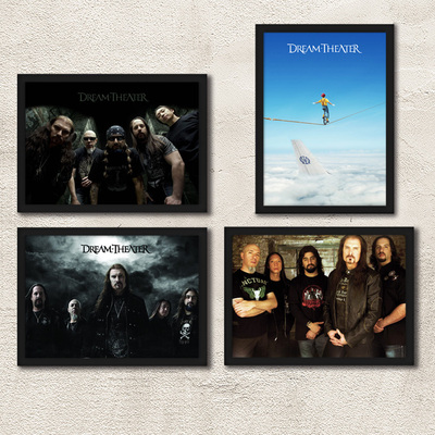 梦剧院乐队摇滚海报装饰画