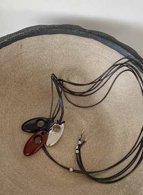 新款简约时尚水滴吊坠项链