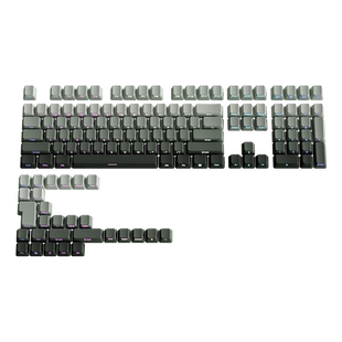 腹灵青藤键帽OEM侧刻PBT渐变透光wootting atk v75x vgn v87 雨75