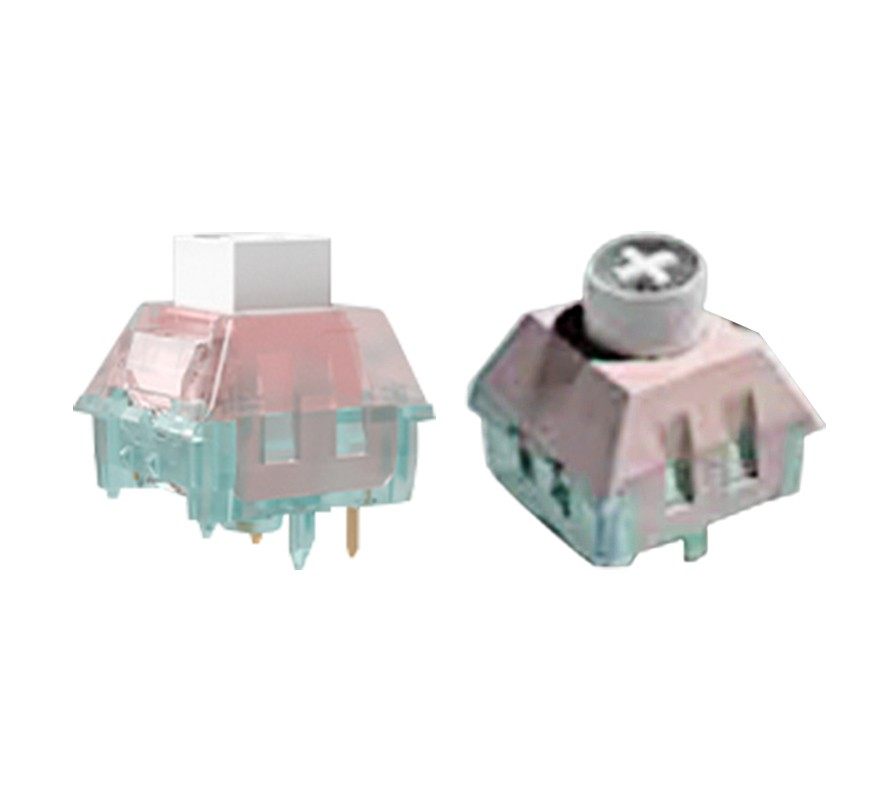 KAILH KAIHUA BOX 솔리드 컬러 마시멜로 샤프트|반투명 마시멜로 샤프트 핫 스왑 가능 기계식 키보드 단락 선형