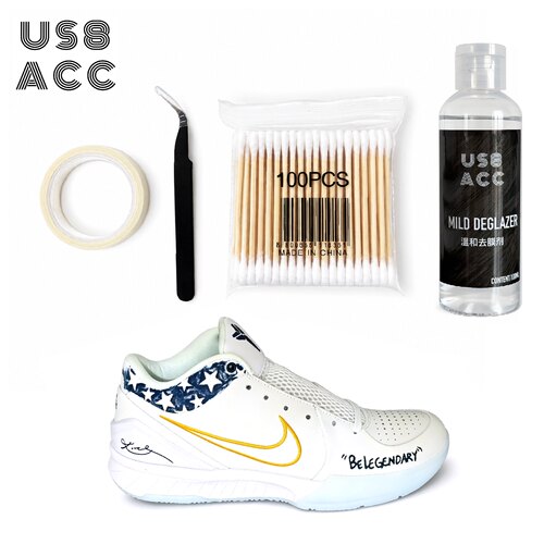 US8ACC科比Kobe4选秀日刮刮乐球鞋定制DIY去膜剂镂空模板贴纸工具
