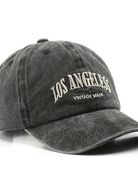 US8ACC洛杉矶LosAngeless户外刺绣水洗做旧美式复古棒球鸭舌帽