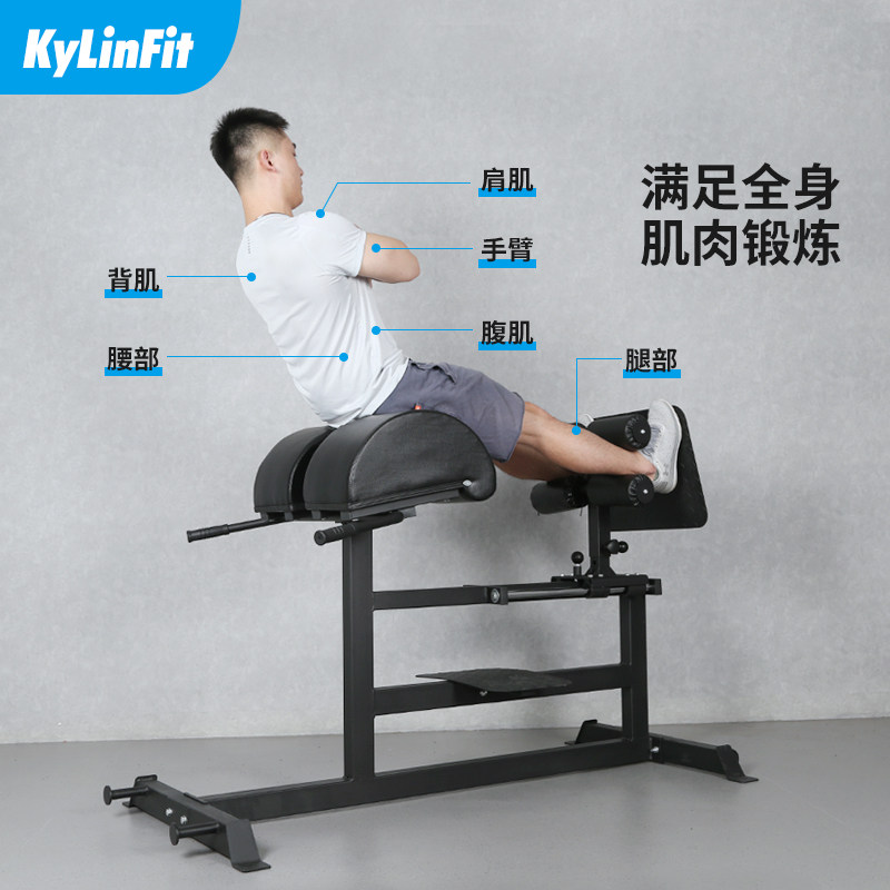 骐骏罗马椅健身器山羊挺身腰器罗马凳仰卧起坐哑铃凳健身器材
