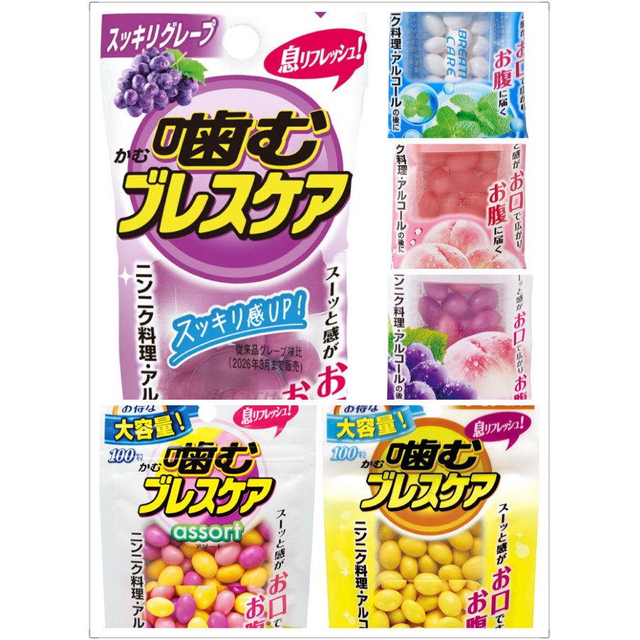 9.4更新现货包邮日本小林制药口气清新薄荷Breathcare口香糖