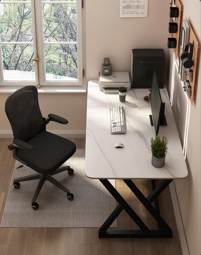 岩板电脑桌家用电竞桌卧室台式桌子简约现代学习桌办公桌学生书桌