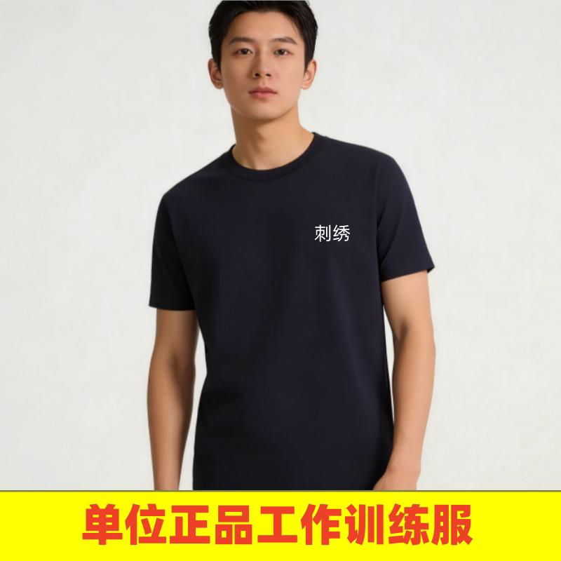 男女夏季制式短袖短裤长袖作训练体能服特勤圆领T恤警示衣服