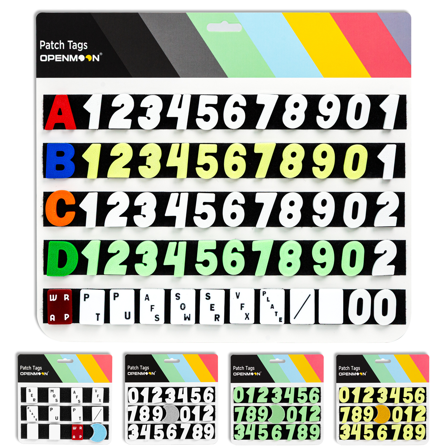 OPENMOON 魔术贴场记贴片