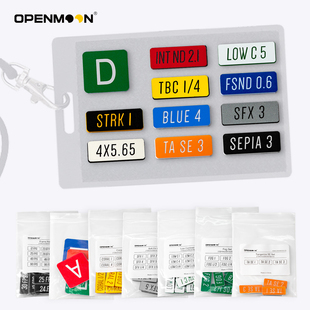 OPENMOON 色片粘贴ABCD多机位牌色片贴Filter Tags系列小套装
