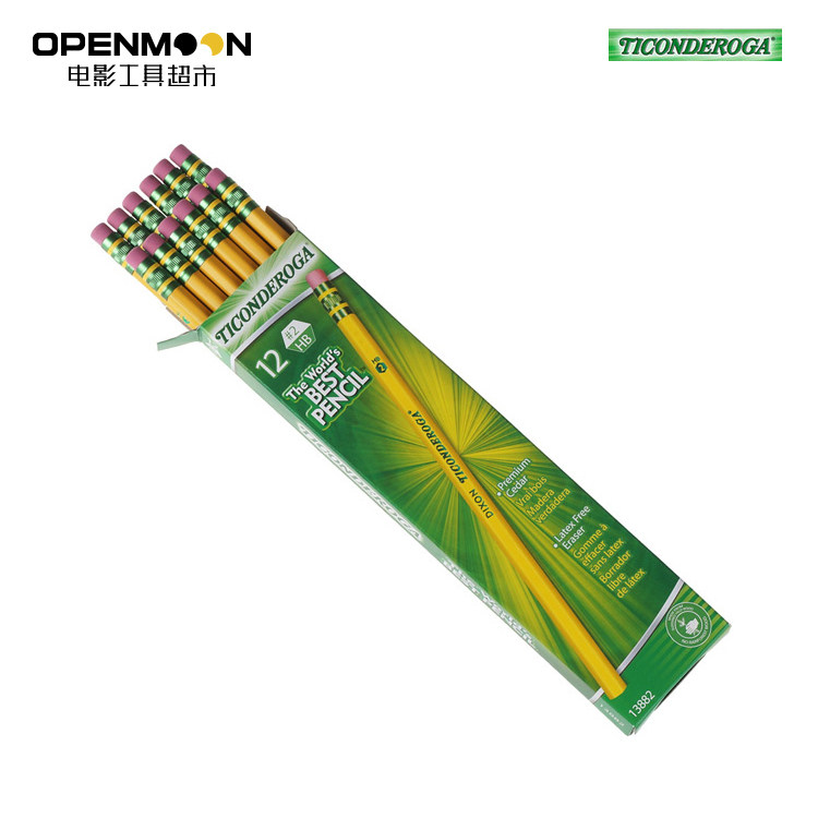 美国 DIXON  Ticonderoga Tri-write  HB 铅笔  单支
