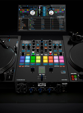 德国RELOOP ELITE 混音台 SEARTO DJ搓碟专用带打击垫 inno fader