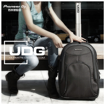 UDG 滚轮拉杆式双肩背包 DJ打碟机控制器 数码耳机电脑多功能背包