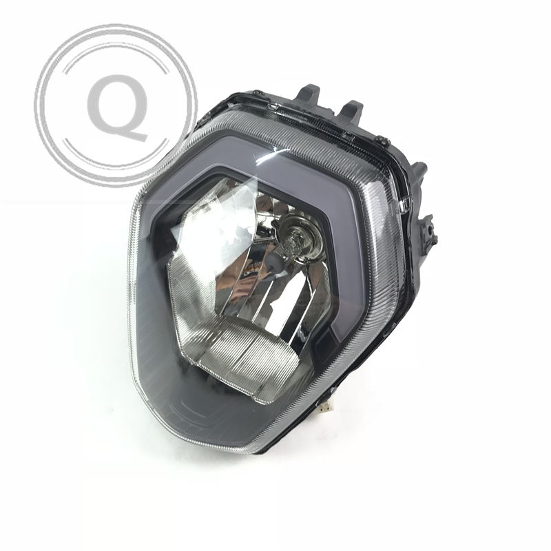 适用豪爵HJ125T-26大灯总成VE125大灯前照灯车灯HJ125T-26A大灯