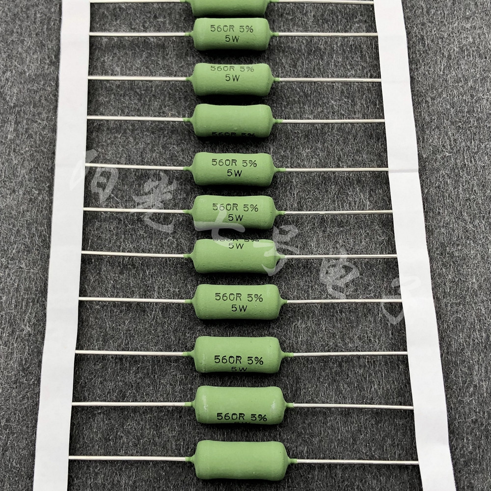 捷克产 560R 5W VISHAY AC05 560欧 5% 线绕电阻 560Ω