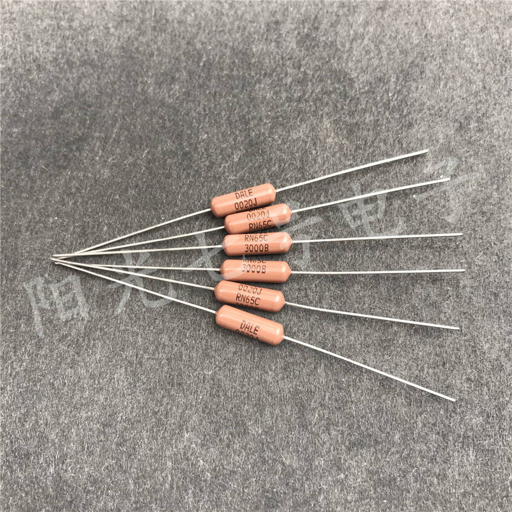 美国产 DALE RN65C 300R 2W 0.1% 金属膜电阻 VISHAY 3000B