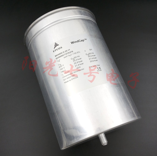 印度产 MKK800-D-25-11 EPCOS 电容器 B25668A7127A375 3x41.4uF