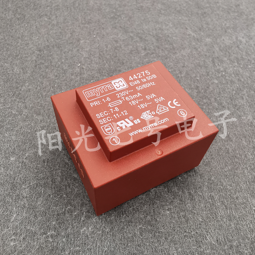 法国MYRRA 44275 230VAC转2x18V~ 10VA 隔离电源变压器