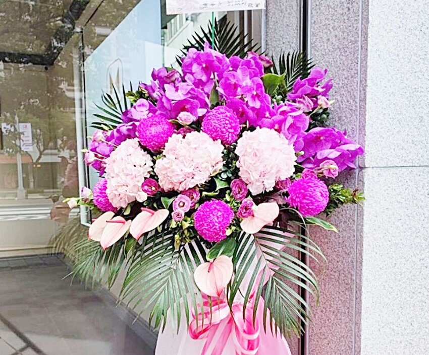 台湾台北桃園花店开业商業喜慶乔迁壽宴活動派對結婚花篮鲜花速