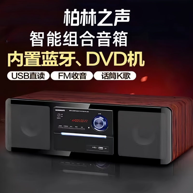 德国进口柏林之声2025新款曼哈顿蓝牙音箱家用DVD一体机高音质大