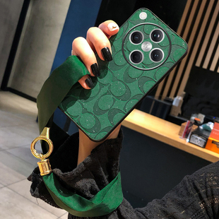 Icool适用findx9手机皮壳x8pro闪金压印x7ultra欧美oppoFINDX6PRO保护壳丝巾挂脖挂绳X3硅胶套x2外壳X5防摔