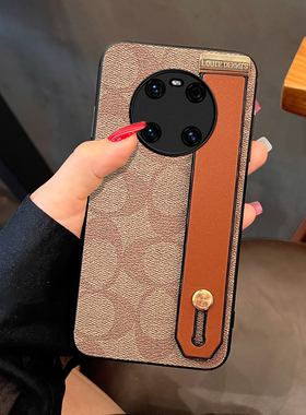 Icool适用于华为mate70手机壳60pro复古腕带可支架50保护套MATE30PRO皮外壳40rs挂脖挂绳女air全包20RS硅胶壳