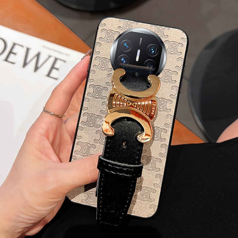 华为matex5皮质复古风腕带可支架