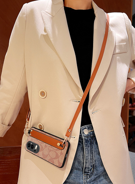 Icool适用reno15斜背手机壳14pro腕带支架13保护套RENO12PRO皮外壳11冬季7se斜挎可调节10挂绳9硅胶8/6/5/4软