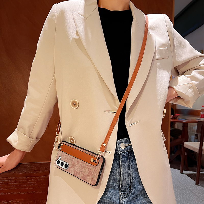 Icool适用三星zfold5皮质复古壳