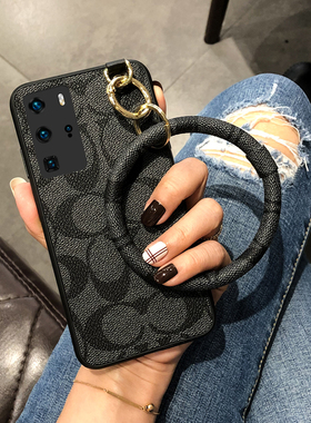 Icool适用于华为P40手机壳p40 pro +皮套P30 PRO手拎环硅胶壳P20保护套CC软女