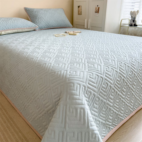 床盖三层加厚夹棉大豆纤维填充