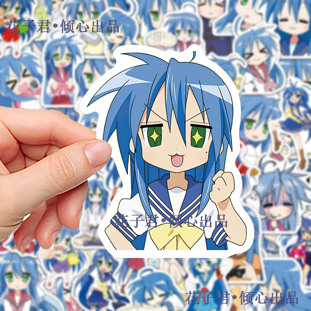 100张日系动漫泉此方贴纸卡通可爱二次元少女贴画diy桌面手机壳