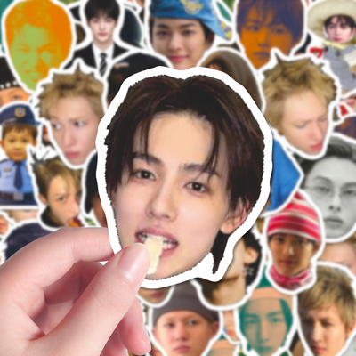 56张韩娱男团cortis贴纸卡通Q版可爱马丁金主训大头贴涂鸦贴画diy