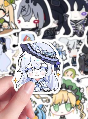 114张魔法少女的审判Q版贴纸卡通可爱同人二次元装饰平板电脑贴画