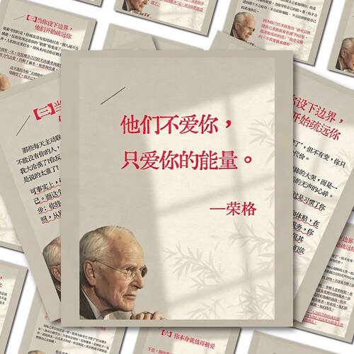 荣格心理学】他们不爱你的外表只爱你内在能量反内耗自我觉醒贴纸
