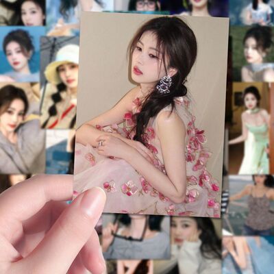 160张白鹿贴纸白梦妍新图ins风周边创意diy装饰手机壳手账本贴画