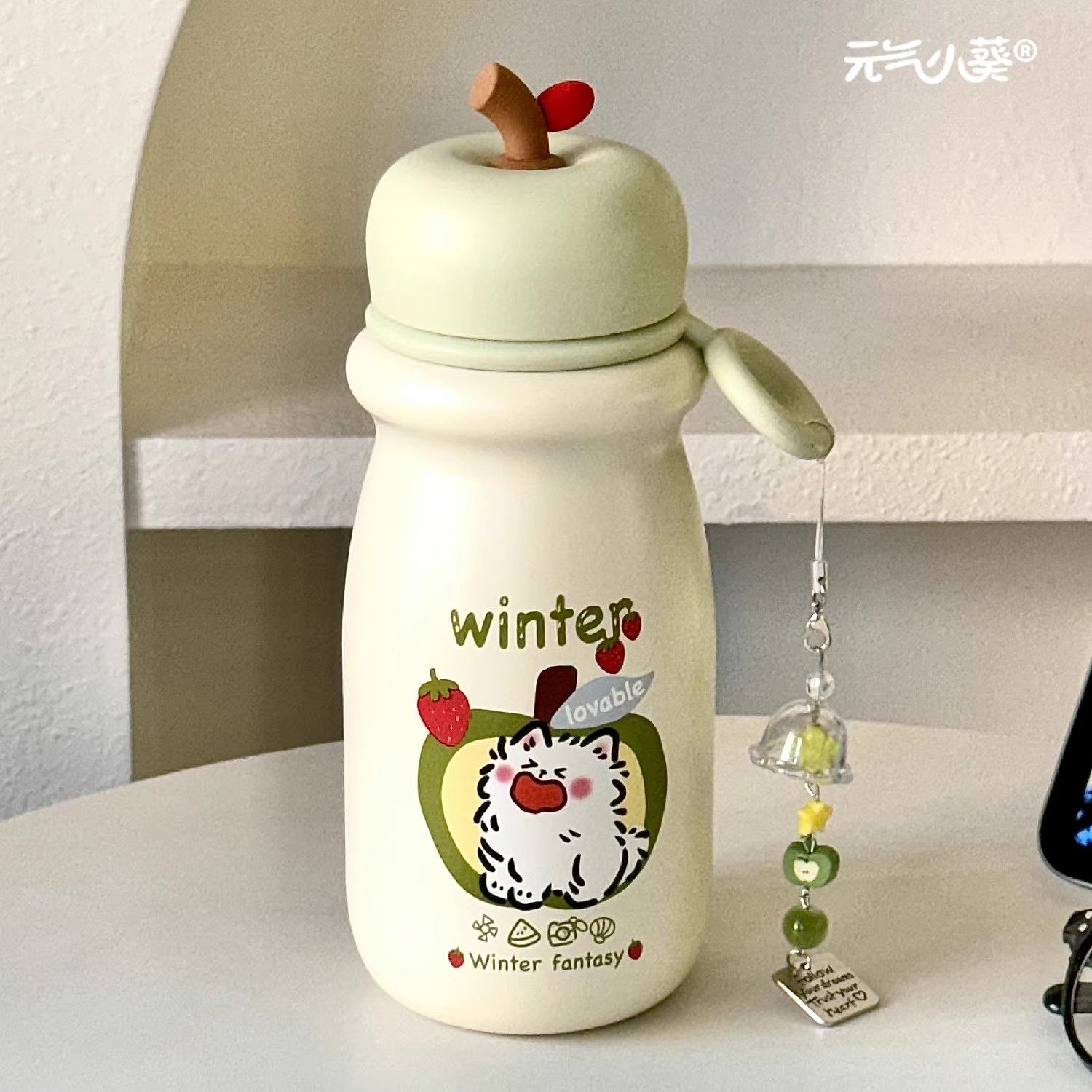 ins新款简约小众学生保温杯316不锈钢女生高颜值卡通儿童便携水杯,餐饮具,保冷/保温杯,淘宝优惠券,粉丝福利购,淘宝优惠卷