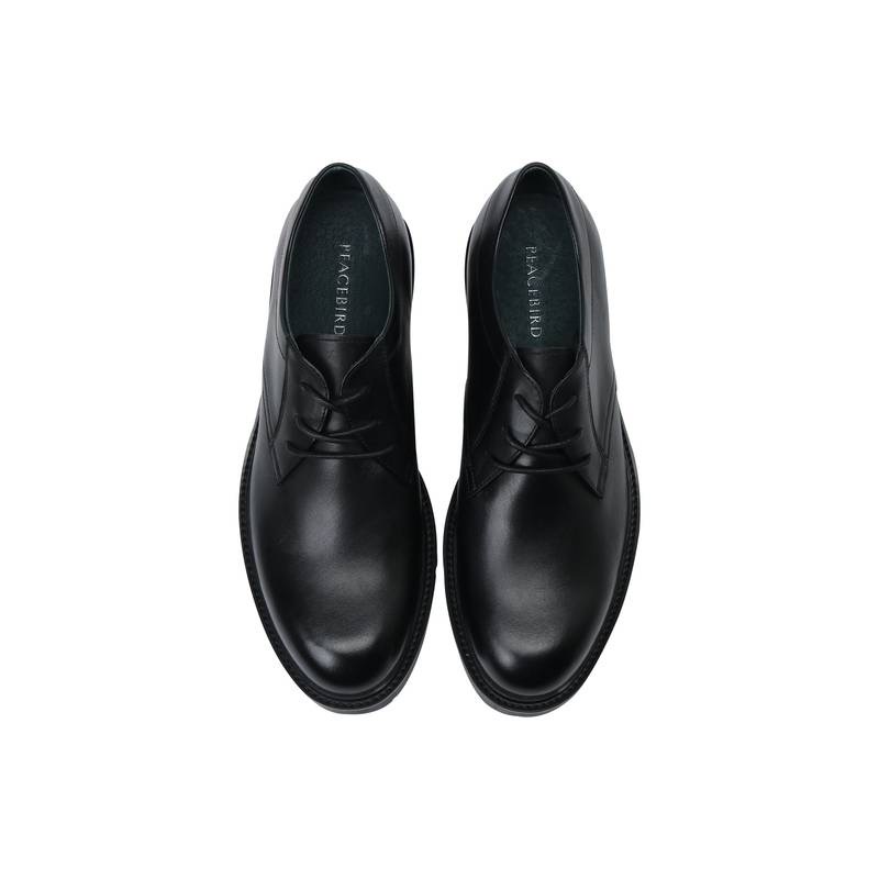 太平鸟男鞋秋季专柜新品商务休闲皮鞋牛皮真皮正装鞋 B1ZAC3122