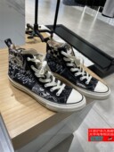 腰果花印花高帮休闲鞋 太平鸟男鞋 男B2ZDB1121 秋季 新款 帆布鞋 时尚