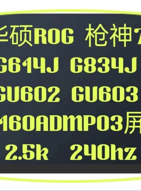 华硕ROG枪神7 G614J G834J GU602 603H TL160ADMP03屏幕2.5k240hz