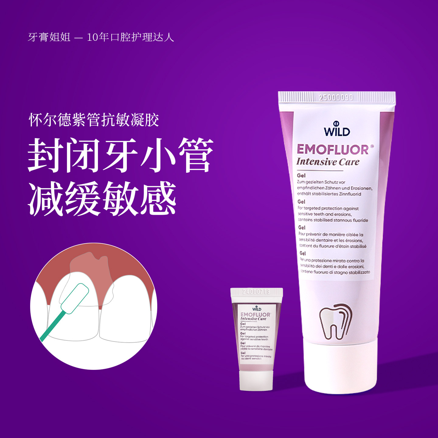 瑞士Wild怀尔德牙酸牙痛脱敏凝胶