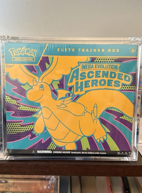 宝可梦 美版ETB ascended heroes 透明亚克力磁吸保护盒展示盒