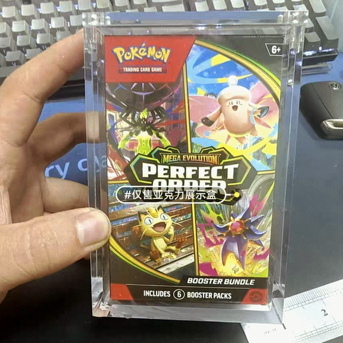 宝可梦Evolution Perfect Order Booster Bundle亚克力防尘展示盒