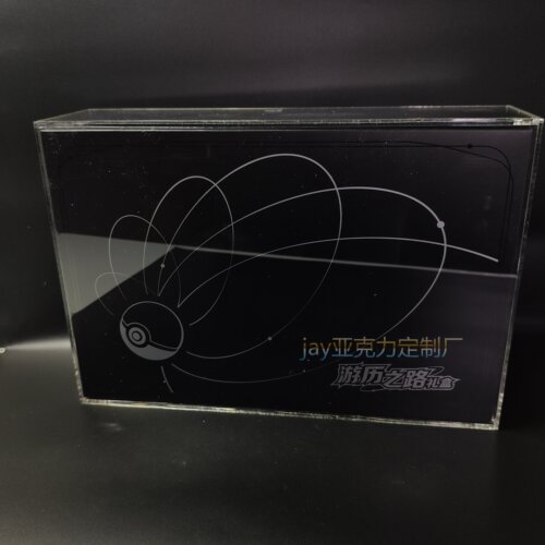 宝可梦 简中 游历之路礼盒三周年 透明亚克力磁吸保护盒展示盒
