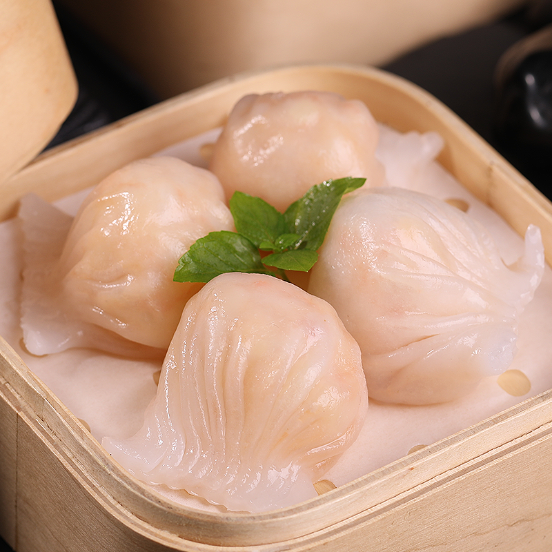 老牌安井虾仁笋饺 广式早茶点心 水晶虾饺子速冻水饺类非潮汕粿品