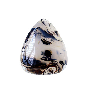 水玉冰魄002 水草玛瑙吊坠 花草玛瑙挂件项链 苔藓 水墨玛瑙系列