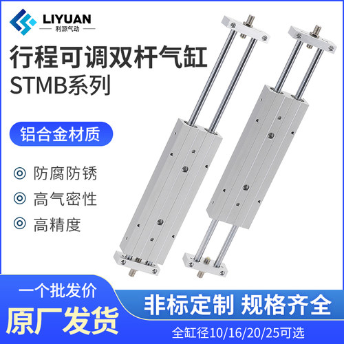 STM双杆轴滑台气缸B1016