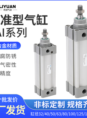 SAI气缸气动标准气缸SAI32/40/50/63/80/100-200X500-S替亚德客