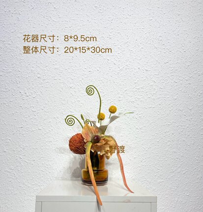 迦南酒店样板间售楼处餐厅酒店卫生间床头柜小孩房家居饰品仿真花