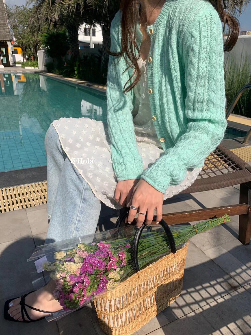 爆款韩版麻花糖果色马海毛针织开衫短款含35%马海毛 3099#