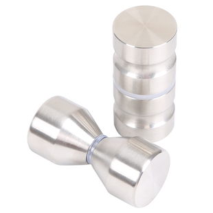 浴室玻璃门拉手淋浴房门把手配件不锈钢推拉门钢化单孔浴屏移门小